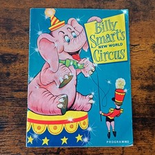 Listing image for Billy Smart's New World Circus Programme 1965 - Vintage Retro circus memorabilia