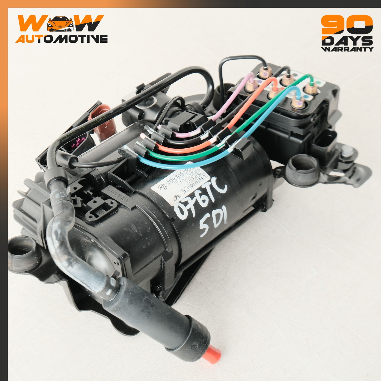 07-13 BENTLEY CONTINENTAL GTC AIR SUSPENSION COMPRESSOR PUMP ASSEMBLY OEM