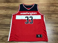 MENS L - NEW NO TAGS - Fanatics NBA Washington Wizards #33 Kyle Kuzma Jersey