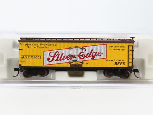 Cerveza de borde plateado Atlas 41509 MSEX escala N 40' refrigerado #1002 | Condition: Used