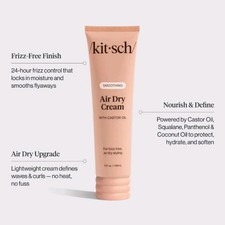 Kitsch Smoothing Air Dry Cream for Hair Frizz Control Hair Care Product