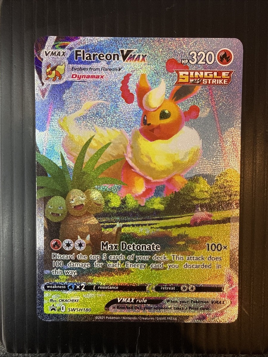 Flareon VMAX SWSH180 SWSH: Sword & Shield Promo Cards NM | eBay