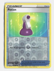 Potion 177/202 Sword & Shield Base Set Reverse Holo