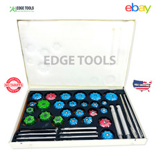 New Valve Seat Cutter Set Carbide Tipped 37 For Chevy Ford.gmc Caterpillar Tool