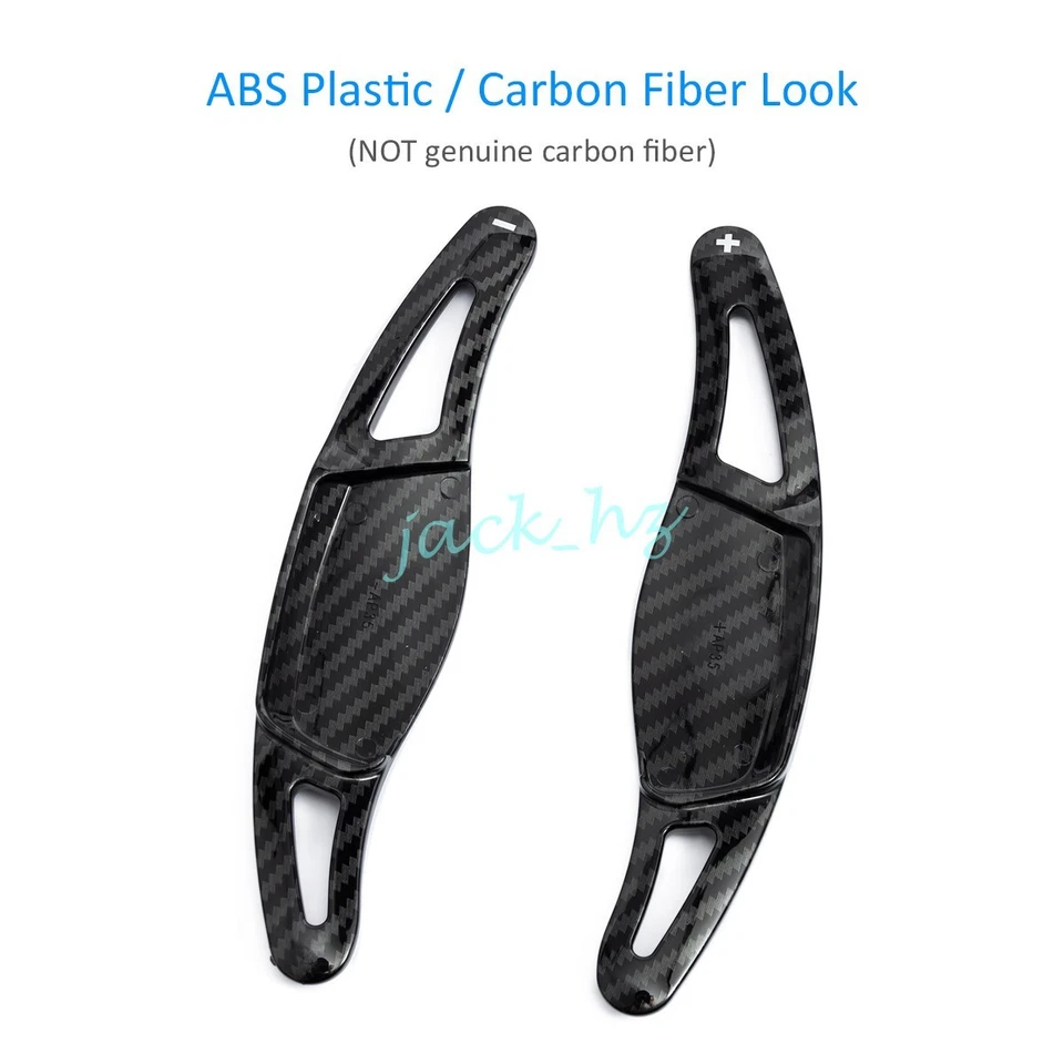 Carbon Fiber Steering Wheel Paddle Shift Extend For Suzuki Vitara Ciaz Swift SX4 - Image 2 of 4