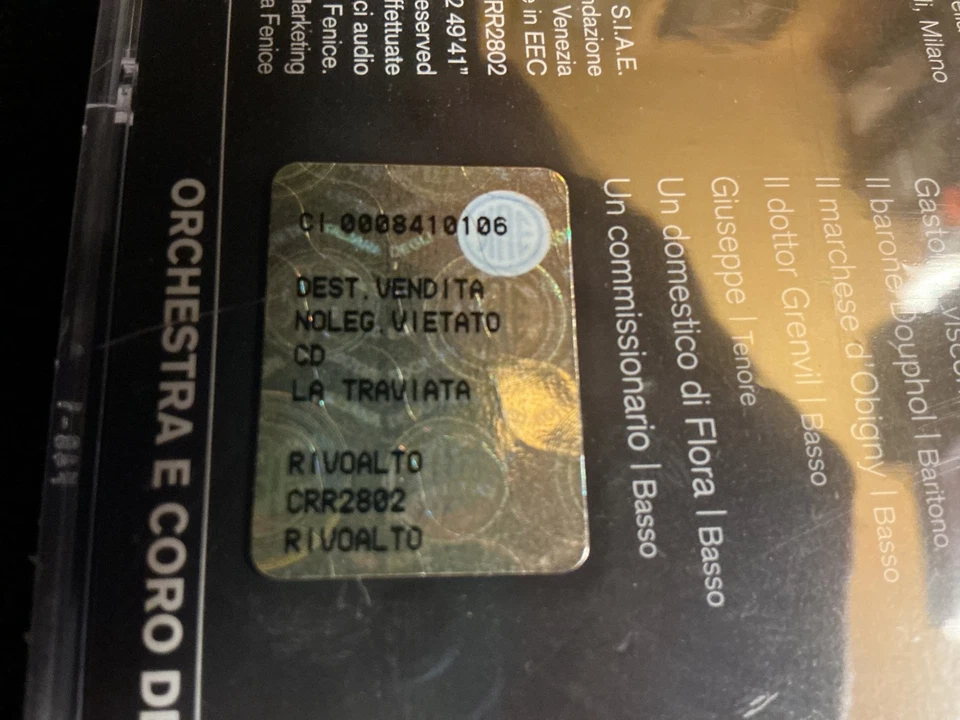 LA TRAVIATA - TRIBUTO A MARCELLO VIOTTI 2 CD Teatro La Fenice GIUSEPPE VERDI new - Image 4 of 4
