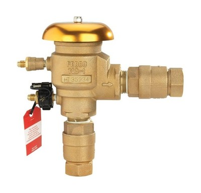 Febco 765 Series 1'' Bronze Pressure Vacuum Breaker Backflow Preventer, Quarte...