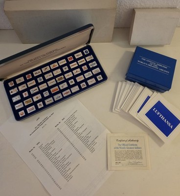 Franklin Mint The Official Emblems Of The World's Greatest Airlines + Zertifikat