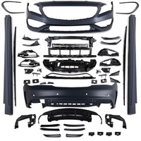 Sport Bodykit + ZubehöR Passt FüR Mercedes CLA C117 Mopf 2016-2018 Ohne A45 AMG