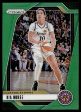 Kia Nurse 2024 Panini Prizm WNBA Green Prizms #129 - Los Angeles Sparks