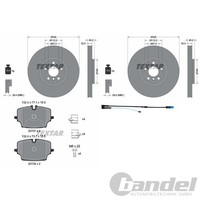Textar Bremsscheiben 335Mm + BelÄGe Vorne Passend FüR Mini Countryman U25