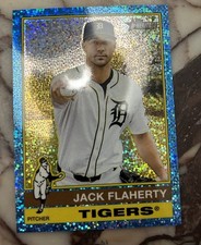 2025 Topps Heritage High Number Light Blue Sparkle #661 Jack Flaherty