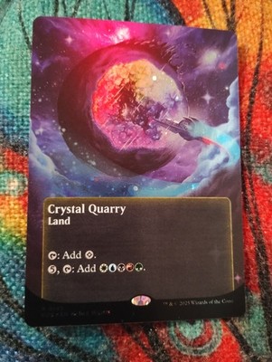 GALAXY FOIL Crystal Quarry (V.4) - EOE EOS - NM - Magic: The Gathering - MTG
