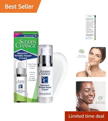Clinically Proven Wrinkle Repair & Hydrating Cream for Mature Skin - 0.5oz