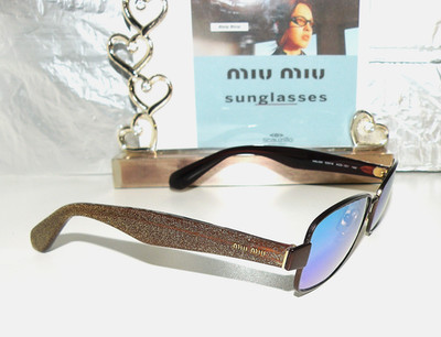 NEW MUI MUI VMU 501 ACD-101 SUNGLASSES POLARIZED W/SERIAL NUMBER BOX 35 GG TF