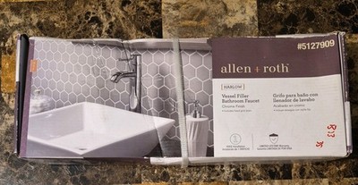 Allen+Roth vessel filler bathroom faucet #5127909 - damaged box 