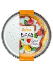 TEGLIA FORATA PER PIZZA IN ACCIAIO ANTIADERENTE 32 CM