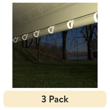 RV Awning Hooks 10 Pack for String Lights Durable Translucent Hangers