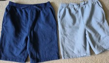 Boys BLUE Sweat Shorts LOT Size 10 Exc