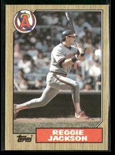 1987 Topps #300 Reggie Jackson California Angels