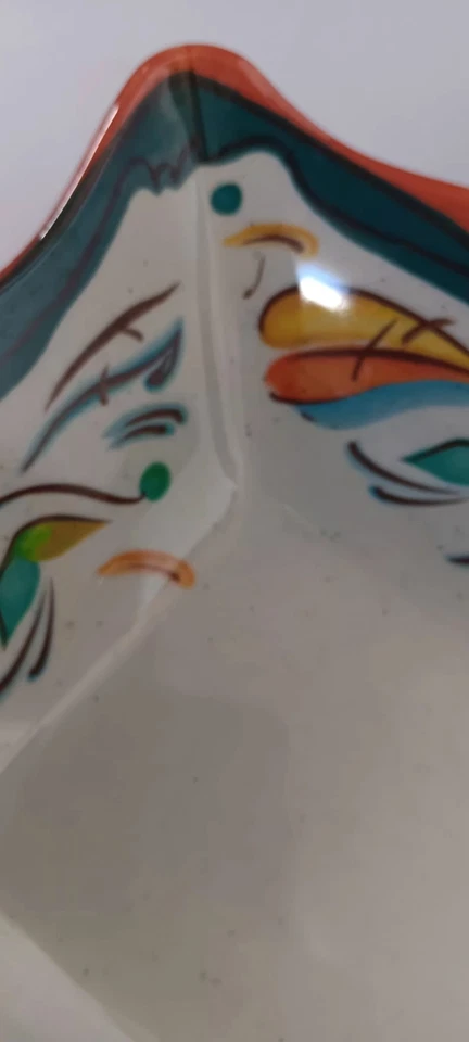 G.E.T. Bella Fresco Multi-Colored Melamine Serving Tray - 17 1/2"L x 6 3/4"W x - Image 3 of 4