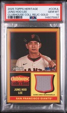 2025 Topps Heritage Clubhouse Collection Jung-Hoo Lee #CCR-JL 38/99 - PSA 10