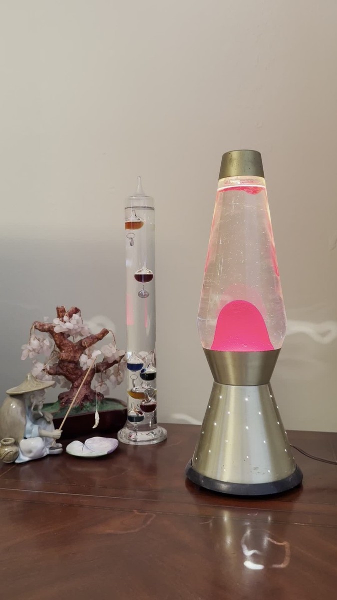 ◽️LAVA lite◽️アンティーク家電　アメリカ雑貨　イエローリキッド Lava Lite Lamp Vintage RARE Red & Gold Starlite Century 1972