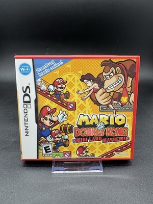 Mario vs. Donkey Kong: Mini-Land Mayhem (Nintendo DS, 2011) Complete CIB, Tested