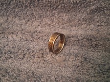Ohio Handcrafted 90 Silver Washington Quarters coin ring, size 7-1/2 2002