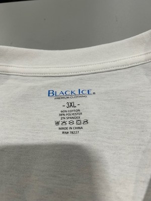 BLACK ICE PREMIUM CLOTHING 3XL WHITE T SHIRT - SIZE: MEN 3XL WOMEN 3XL - WHITE