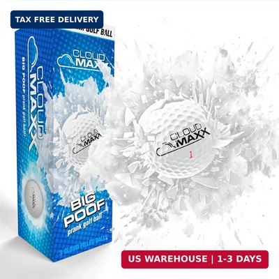 Laughing Smith Prank Golf Balls - Funny Exploding Golf Ball Trick - Gag Golfing