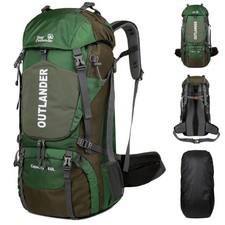 Sac à dos de randonnée 60L imperméable, sac de camping léger pour hommes et femm