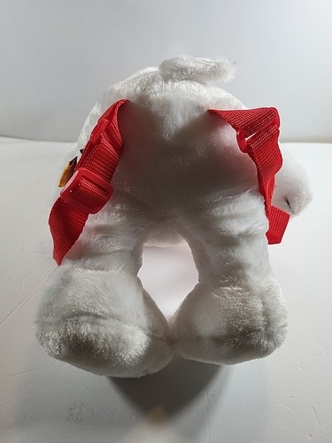 Vintage 2014 Peanuts Snoopy Plush Pouch Backpack Bag Sack Stuffed FAB Starpoint - Picture 12 of 20