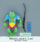 Genghis Frog Teenage Mutant Ninja Turtles TMNT 1989 Playmates Vintage Figure
