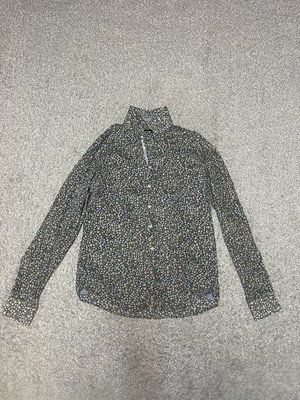Takeshy Kurosawa Floral Japanese Shirt Size M