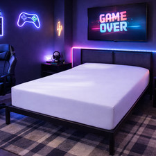 16 Inch Extra Deep Egyptian Cotton Percale Fitted Sheet 200TC by Linens Limited