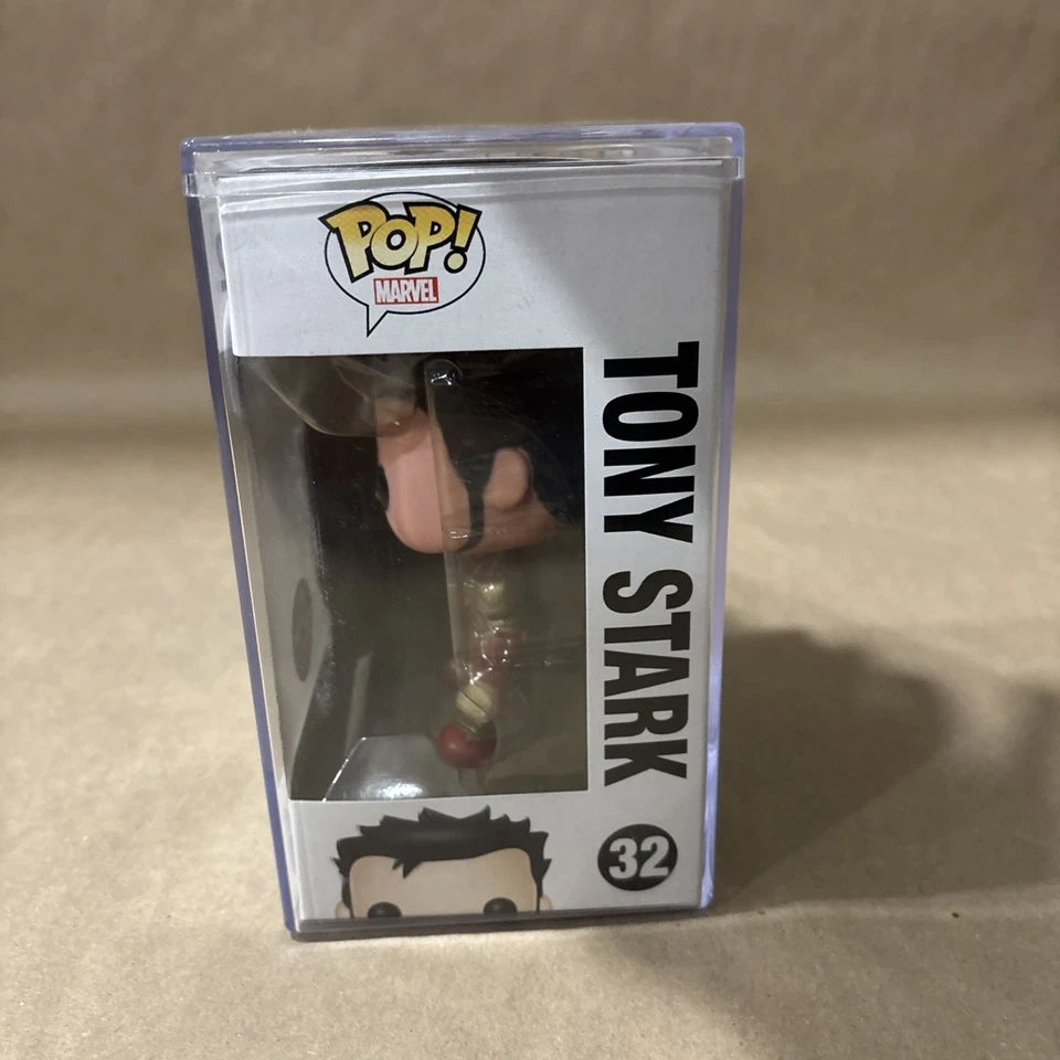 Funko Pop! Tony Stark Unmasked SDCC 2013 Limited Edition Iron Man 3 Marvel #32 - Image 2 of 4