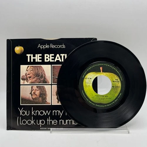 THE BEATLES LET IT BE AR-2461 7" Vinyl EP Japan