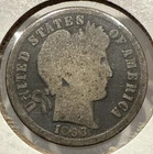 1893 Barber Dime 10C Silver Coin