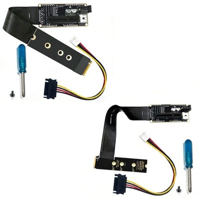 Graphics Extension Cable PCIe4.0 to M.2 M Key NVMe Flexible Extension Cable