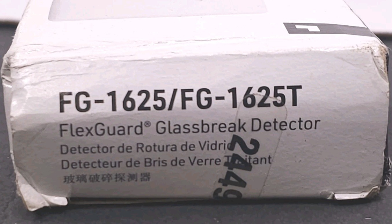 NEW Honeywell FG1625 FG-1625T Intellisense Glass Break Detector Sensor White
