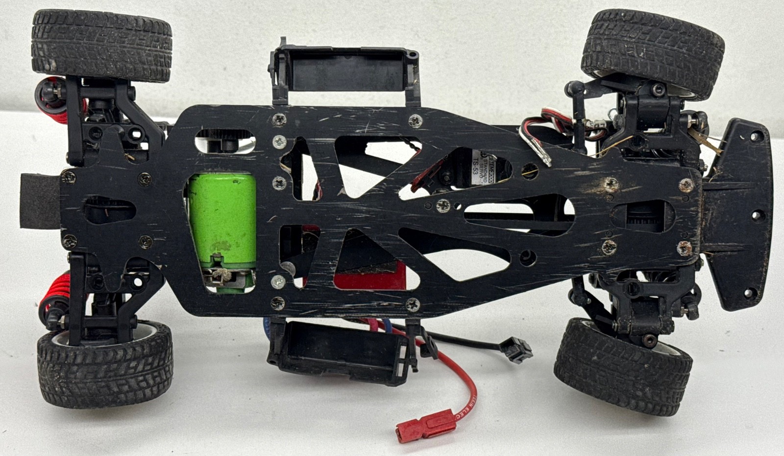 Vintage 90’s HPI Racing Brushed RC Car Rebel Tekin Speed Mercedes RS4 Mini READ