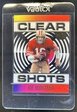 2021 Panini Illusions Joe Montana Clear Shots #CS-12 49ers