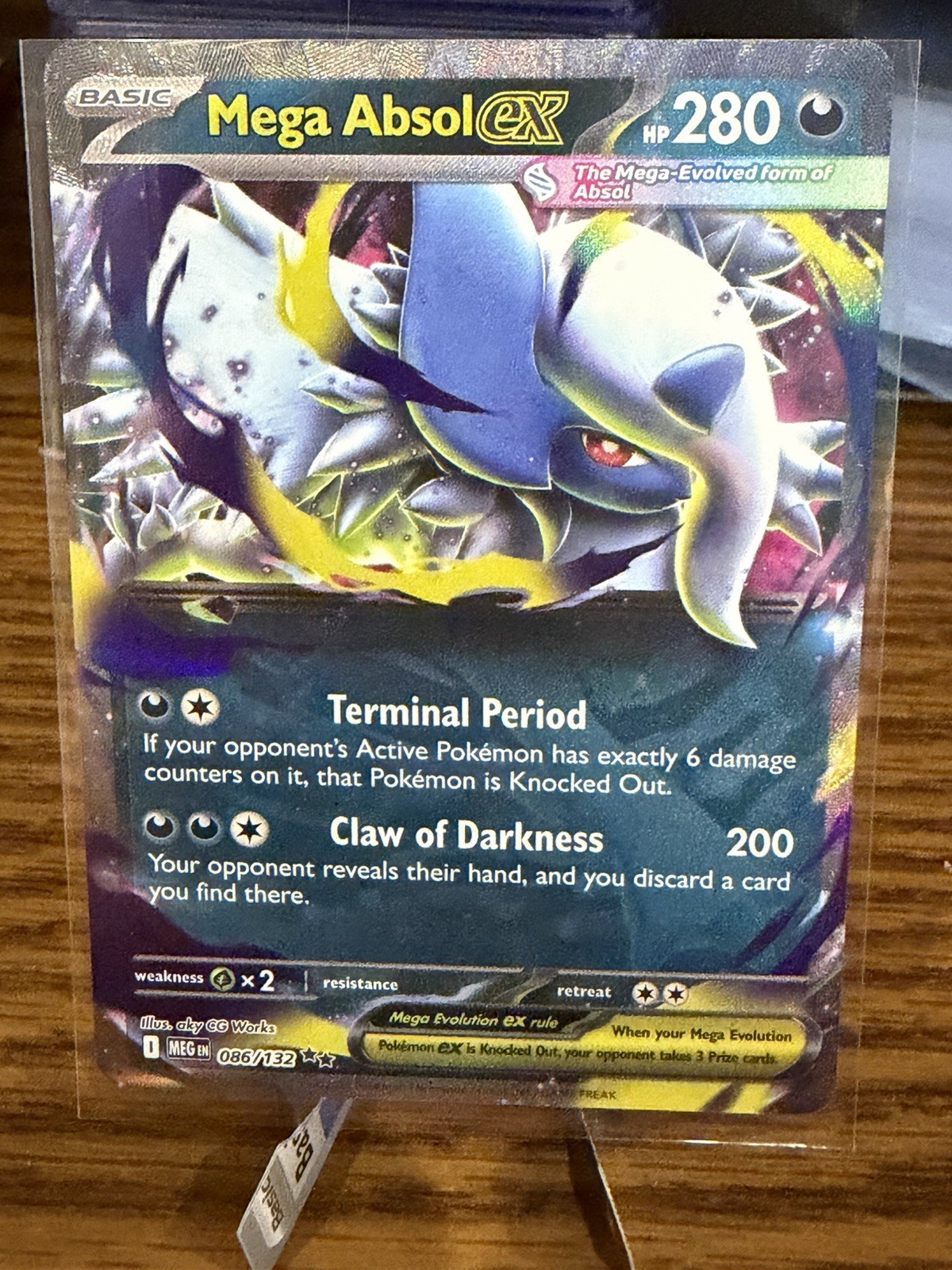 Mega Absol ex 161/132 Me01: Mega Evolution Holo