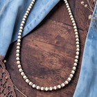 22" NAVAJO Pearl Desert Pink MOP Southwest Native Saucer Beads Western Necklace — photo 4