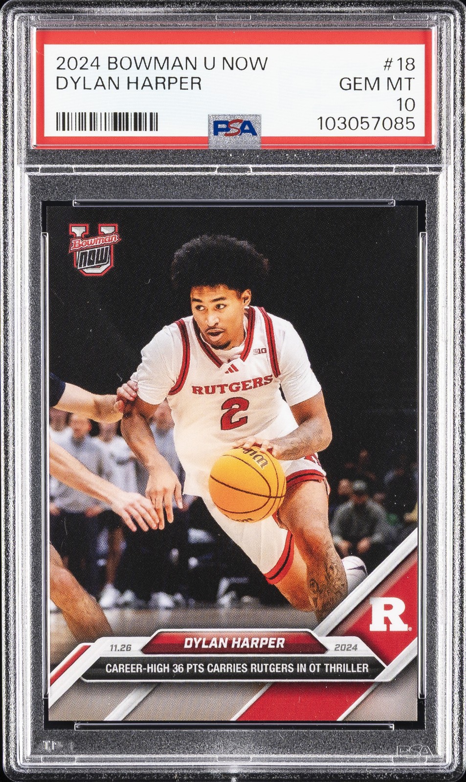 2024 BOWMAN U NOW #18 DYLAN HARPER PSA 10