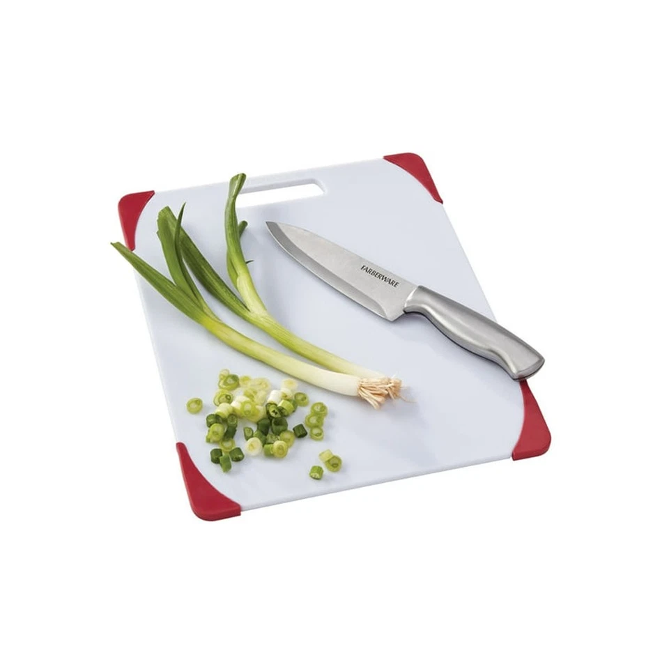 Farberware 5076826 Nonslip Cutting Board - White - Image 3 of 3