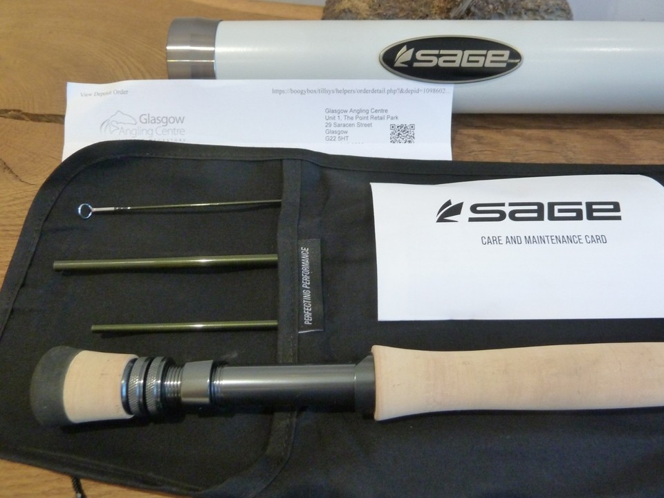SAGE R8 CORE 4 PIECE FLY ROD 10FT #7 BRAND NEW RRP £1100 | eBay UK
