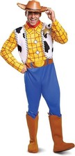 Disney Toy Story Woody Adult XL 42-46 Deluxe Costume by Disguise NO HAT