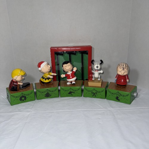Hallmark ~ Peanuts - Christmas Dance Party *Set of 8 - Snoopy Charlie Brown *NEW